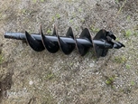 Used Takeuchi Auger Bit in yard,Front of used Auger Bit,Used Auger Bit,Used Takeuchi Attachment